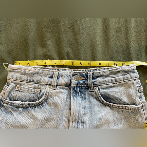 Zara Authentic Denim by TRF Ripped Skirt - Picture 3 of 4